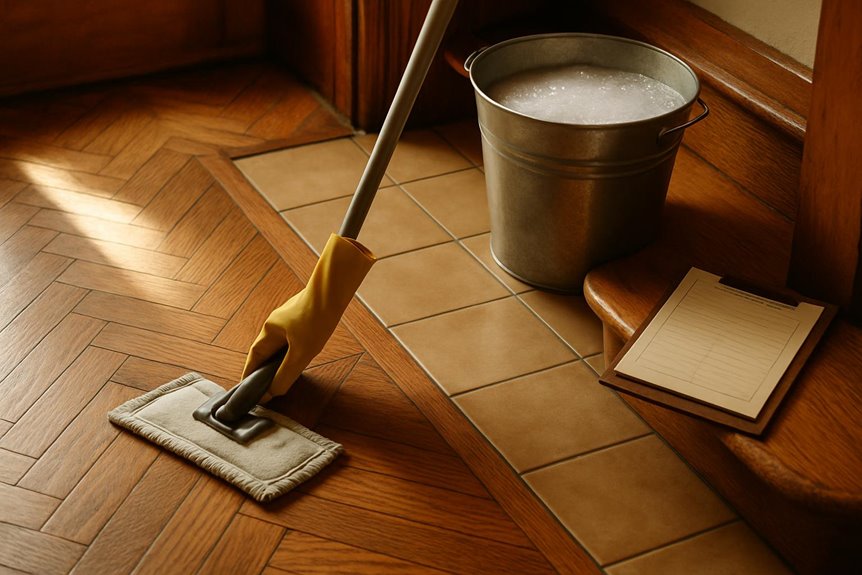 Commercial flooring maintenance in commercial interior, Brooklyn, NY