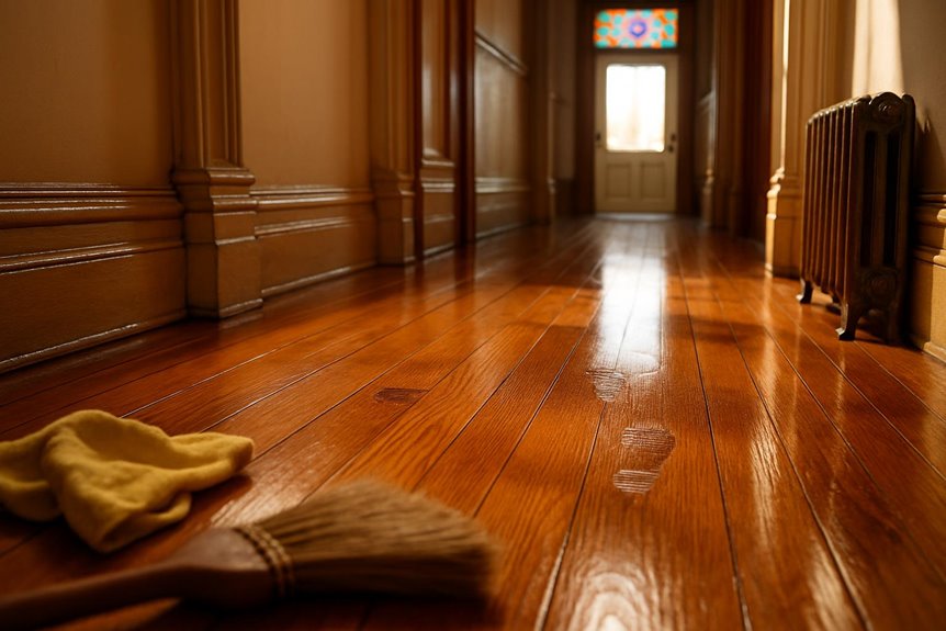 Residential flooring maintenance in residential interior, Philadelphia, PA