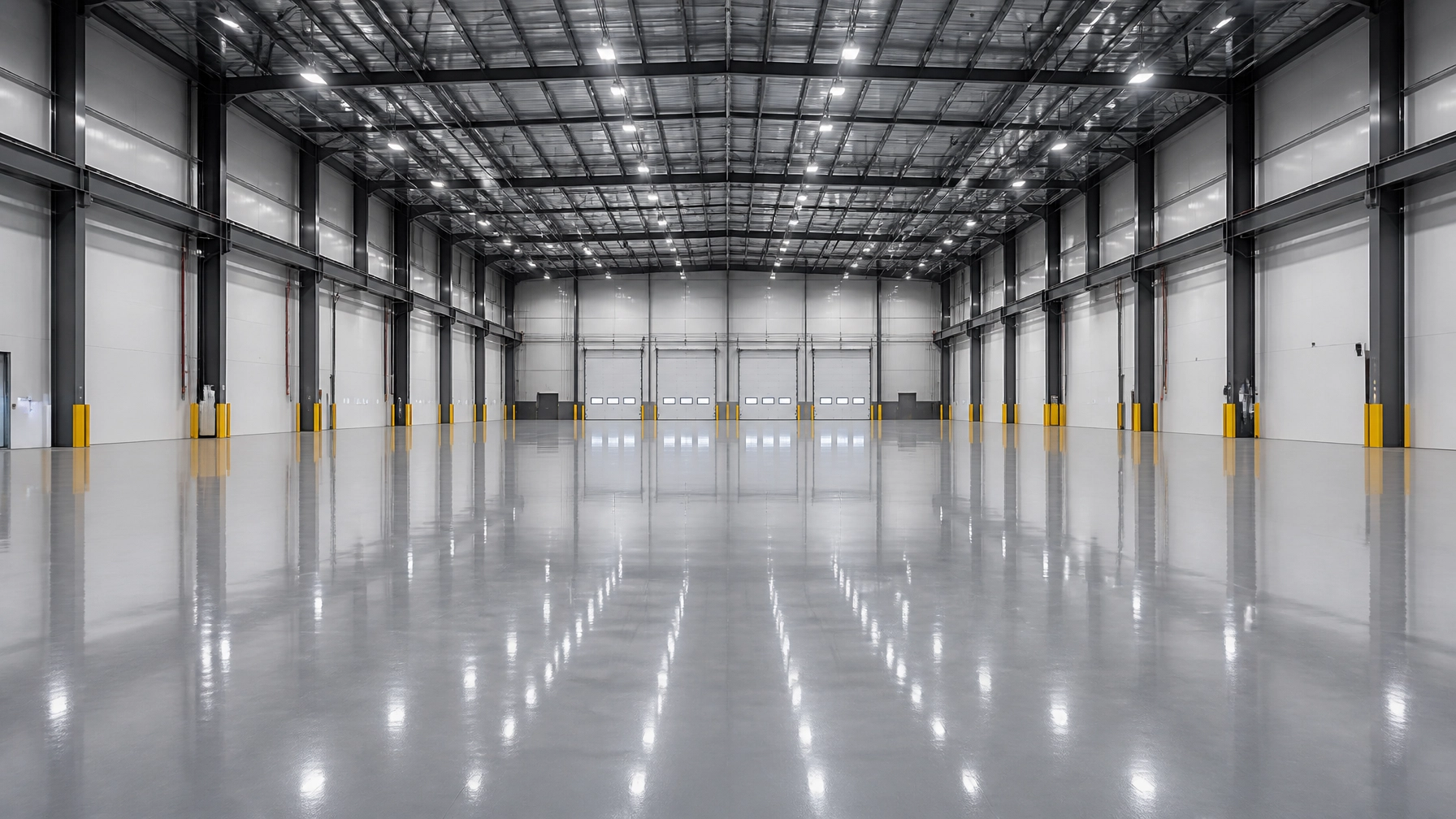 Heavy-duty industrial mortar epoxy flooring system